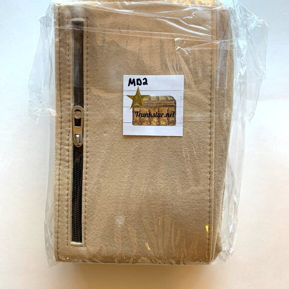 Insert/Organizer- SZ Large- Designer Handbags/Totes -Khaki Style2 - NWT - Picture 7 of 7